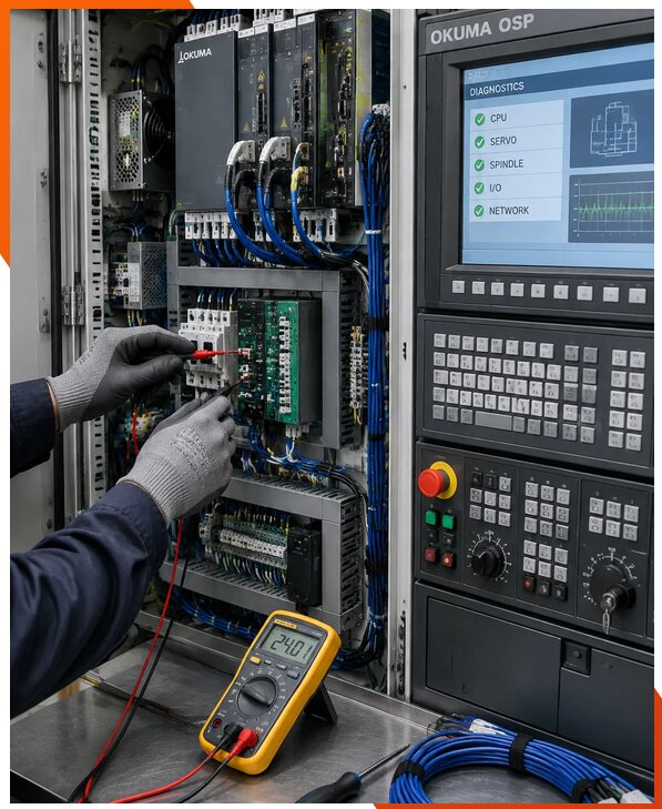 Ремонт систем ЧПУ Okuma OSP в Мегионе