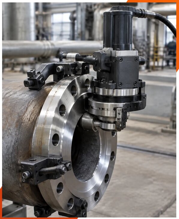 Мобильные станки: обработка фланцев в Мегионе от 469125 р. | ЮнионикРу